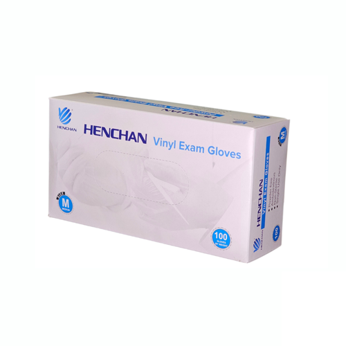 دستکش-هنچان-مدیوم- هرمس تجهسز دستکش وینیل هنچان HENCHAN - Image 1